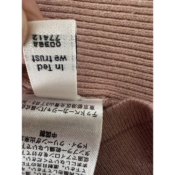 Fantastic Ted baker Cardigan Light Salmon Colour With Roses At The Back 2 /M - Picture 12 of 16